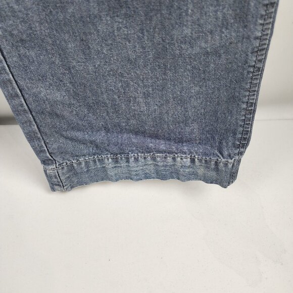 Hugo Boss Orange Jeans Mens 32R Blue Denim Straight Leg Slash Pockets - Picture 6 of 10